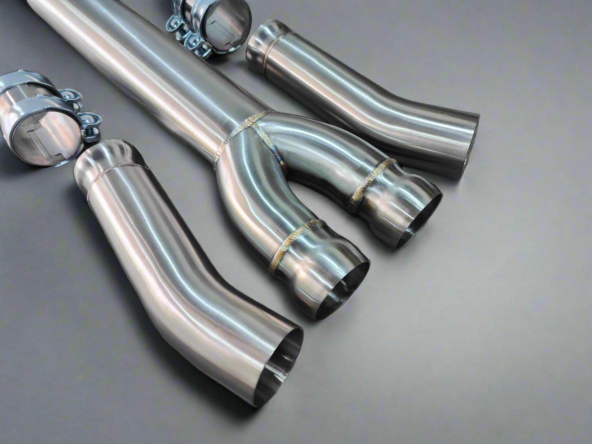 BMW G80 MIDPIPE, SINGLE MIDPIPE, G80MIDPIPE, BOTTOM, M3, 2020-2024 M3